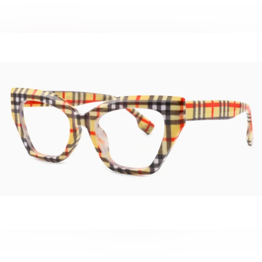 Eyeglass frames - plaid